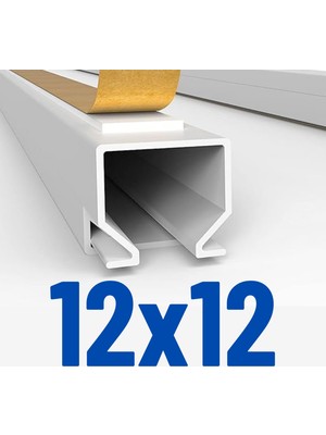 Bilarch Kablo Kanalı Kaliteli Sağlam Ambalaj 1 Metre (Tüm Boyutlar) Yapışkanlı