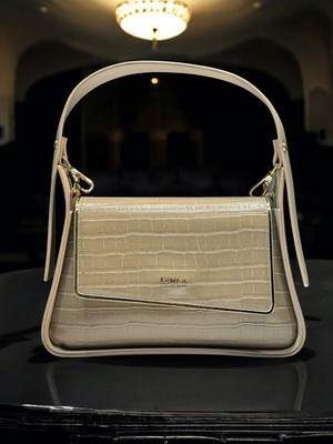 Isola El ve Kol Çantası Olarak Tasarlanmış Suni Deri Bayan Omuz Çantası SL.73634496VZN