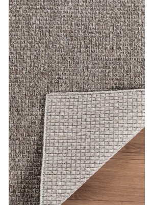 Valery Home Natura Premium Kalite Kaymaz Tabanlı Doğal Yıkanabilir Kilim Oturma Odası Balkon Bahçe Mutfak Kilim BK-102 Bej 100X300 cm