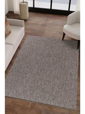 Valery Home Natura Premium Kalite Kaymaz Tabanlı Doğal Yıkanabilir Kilim Oturma Odası Balkon Bahçe Mutfak Kilim BK-102 Bej 100X300 cm