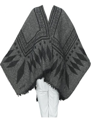 Gri Renk Baklava Desen Panço