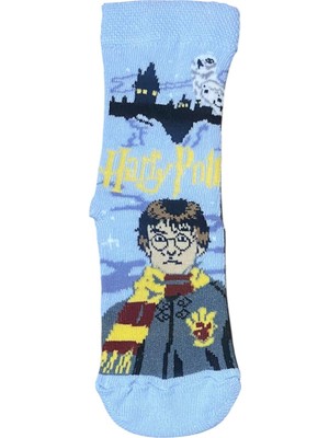 Harry Potter Temalı Penye Soket Çorap 26-38 Arası Numara Seçenekli