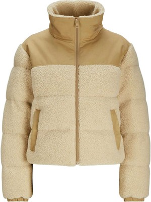 JJXX Jxlısa Teddy Puffer Jacke Krem Kadın Mont