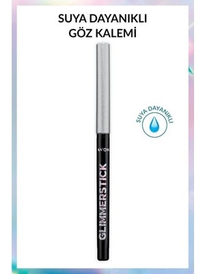Avon Glimmerstick Asansörlü Göz Kalemi - Silver Lights Gün Boyu Etkili Suya Dayanıklı Özellik