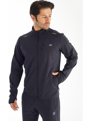 Erkek Dalgıç Parmaklıklı Spor Sweat