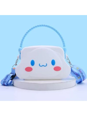Sanrio Kawaii Kuromi My Melodi Melody Cinnamoroll Hello Kitty Silikon Çanta Cüzdan Kadın Genç Kız Çocuk
