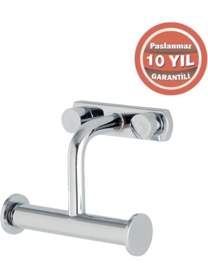 Çelik Banyo Paslanmaz Pirinç Milano 2’li Askılık