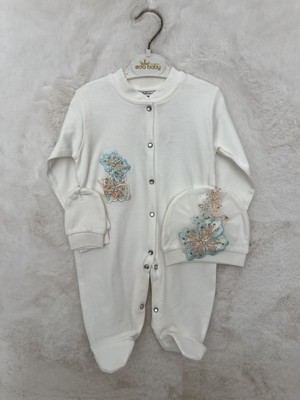 Nurcan Bebe Ithal Dantelli Tulum Set