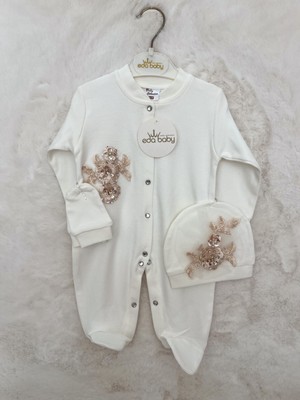 Nurcan Bebe Ithal Dantelli Tulum Set