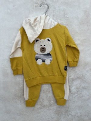 Kapşonlu Ayılı Ikili Takım