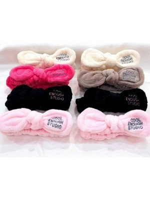 Peluş Trend Renkli Makyaj Spa Spor Günlük Saç Bandı