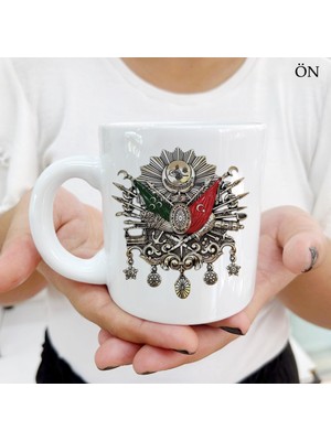 Hediyeci Abla Her Yaşa ve Zevke Uygun Osmanlı Tuğra Kişiye Özel Kupa Bardaklar