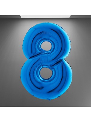 Grabo 8 Rakam Folyo Balon Mavi 40'' 102 cm