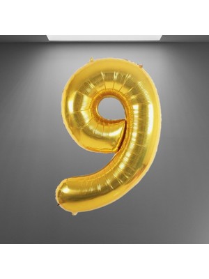 Grabo 9 Rakam Folyo Balon Mavi 40'' 102 cm