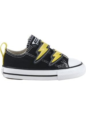 Converse Chuck Taylor All Star 2V Bebek Siyah Sneaker