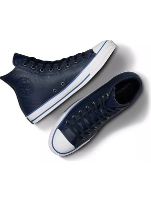 Converse Lacivert Erkek Deri Lifestyle Ayakkabı A08584C.401-CHUCK Taylor All Star H