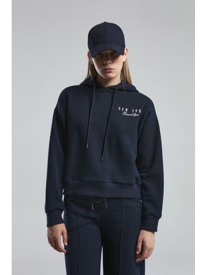 Benmanaj Kadın Lacivert Sweatshirt