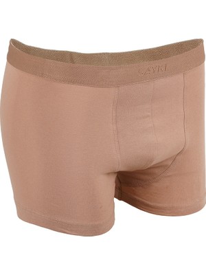 Bej Pamuklu Boxer