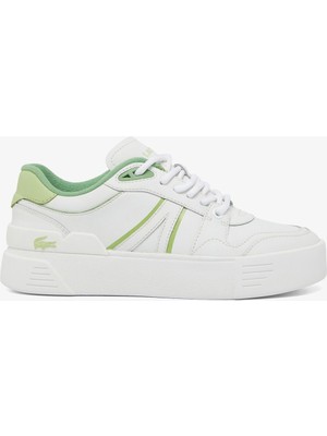 Lacoste L002 Evo Kadın Beyaz/yeşil Sneaker