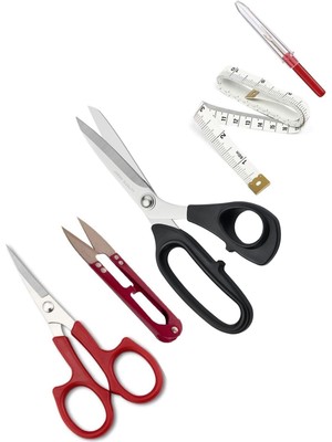 Hodbehod Plastik Saplı 10 No 25 cm Kumaş Kesim Makası Set  Jpt-10