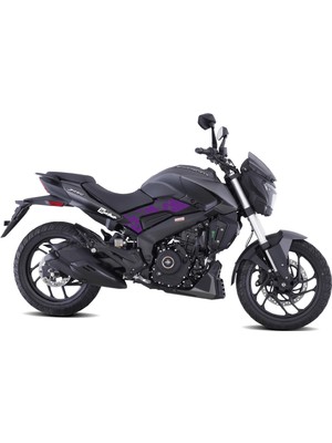 Bajaj Dominar 250 - 400 Orta Şase Üstü Plastik Motosiklet Kaplama Sticker Etiket Modeli Bal Peteği Desen - Mor