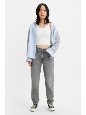 Levi's Kadın 80's Mom Jeans Gri Yüksek Bel Pantolon - A9385-0004