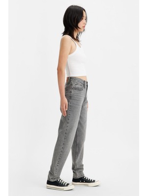 Levi's Kadın 80's Mom Jeans Gri Yüksek Bel Pantolon - A9385-0004