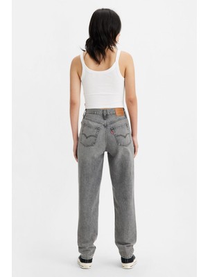 Levi's Kadın 80's Mom Jeans Gri Yüksek Bel Pantolon - A9385-0004