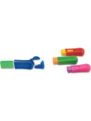 Faber-Castell   Silgi Redline Kalemtraşlı  24 Adet