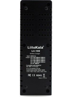 LII-100 Universal AA/AAA/18650/14500/123A Akıllı Tekli Pil Şarj Cihazı Aleti