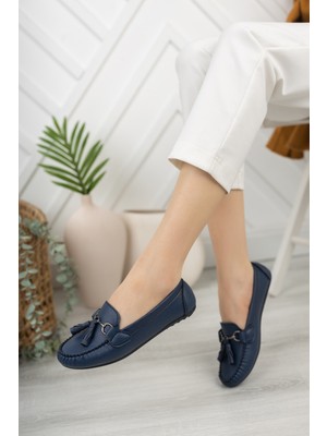 Khayt Tassel Casual Günlük Kadın Babet Ayakkabı