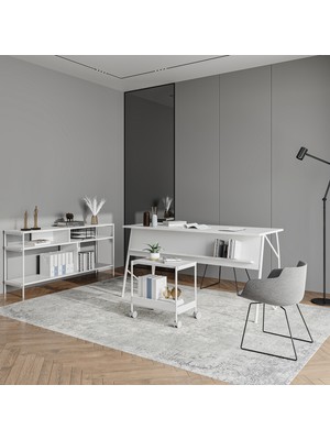 Lagomood Ella Ofis Takımı Beyaz