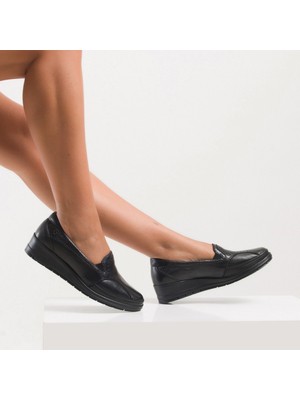 Forelli Forelli Hakkiki Deri Ortepedik Comfort Kadın Ayakkabı Mimoza-H 25109