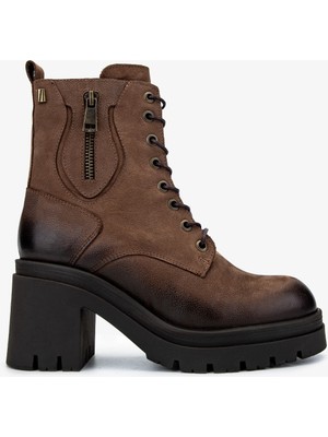 Valmenti Kadın Deri Vizon Nubuk Casual Bot 322 2351306 Bn Bot SK24-25 Vızon Nbk