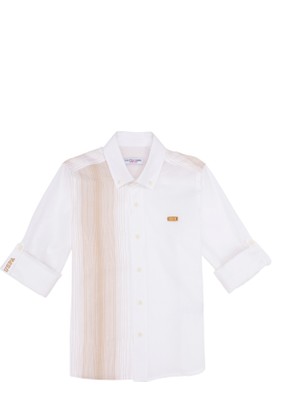 U.S. Polo Assn. Erkek Çocuk Camel Gömlek Desenli 50264089-VR015