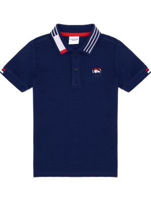 U.S. Polo Assn. Erkek Çocuk Lacivert Tişört 50263388-VR033