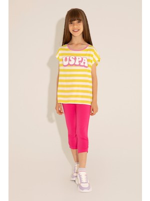 U.S. Polo Assn. Kız Çocuk Fuşya Eşofman Altı 50263606-VR023
