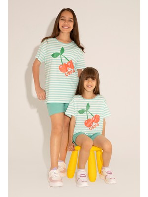 U.S. Polo Assn. Kız Çocuk Mint Şort (Örme) 50265400-VR090