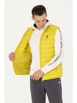 U.S. Polo Assn. Erkek Citron Yelek (Dokuma) 50275635-VR168