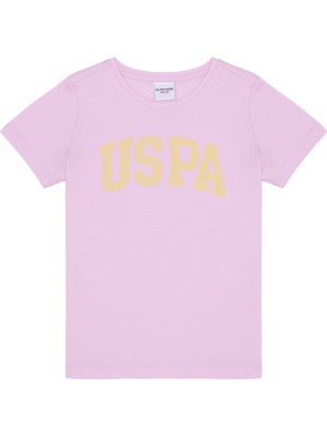 U.S. Polo Assn. Kız Çocuk Manolya Tişört Basic 50264332-VR211