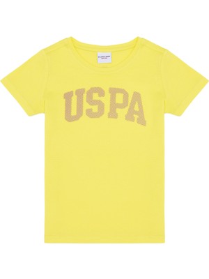 U.S. Polo Assn. Kız Çocuk Citron Tişört Basic 50264332-VR168