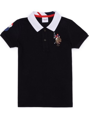 U.S. Polo Assn. Erkek Çocuk Siyah Tişört Basic 50263006-VR046