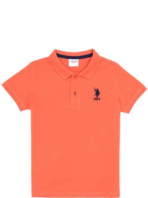 U.S. Polo Assn. Erkek Çocuk Somon Tişört Basic 50262958-VR047
