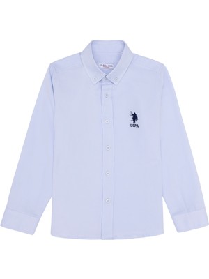 U.S. Polo Assn. Erkek Çocuk Açık Mavi Gömlek Basic 50266085-VR003