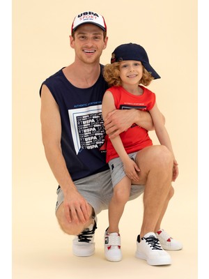 U.S. Polo Assn. Erkek Çocuk Kırmızı Tişört 50263378-VR030