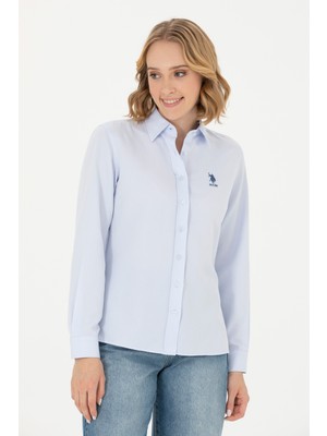 U.S. Polo Assn. Kadın Açık Mavi Gömlek Basic 50271267-VR003