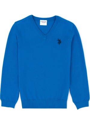 U.S. Polo Assn. Erkek Çocuk Kobalt Kazak /Triko 50275849-VR077