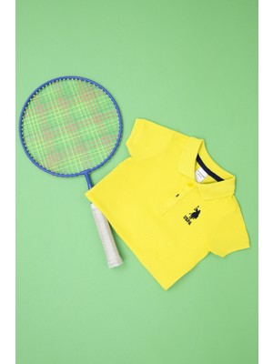 U.S. Polo Assn. Erkek Bebek Neon Sarı Basic Polo Yaka Tişört 50265996-VR168