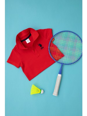 U.S. Polo Assn. Erkek Bebek Kırmızı Basic Polo Yaka Tişört 50265996-VR030