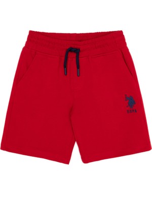 U.S. Polo Assn. Erkek Çocuk Kırmızı Şort (Örme) 50263428-VR171